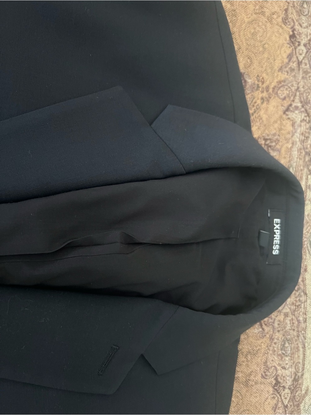 Express Black Mens Tailored Blazer